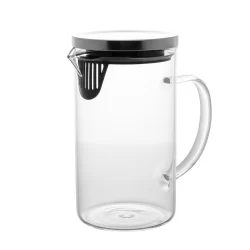 Jarra com Tampa Wolff de Vidro Borossilicato 1L