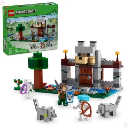 Minecraft Fortaleza Dos Lobos Blocos De Montagem - Lego