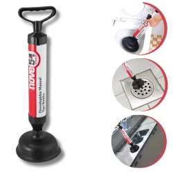 Desentupidor Manual De Pia Vaso Ralo Tipo Bomba Sucção 150mm