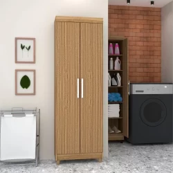 Armário Multiuso Line 2 Portas 5 Prateleiras