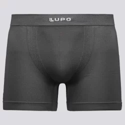 Cueca Boxer Lupo Micromodal Sem Costura Cinza