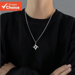 1 Pçs Prata Dardo Forma Pingente Colar Para Homens Mulheres Design Simples Liga Na Moda Jóias Sem Desbotamento