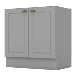 Balcão 2 Portas 80 Cm Americana Cinza - Henn