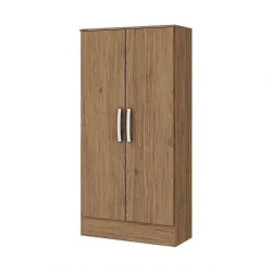 Armário Multiuso Henn 2 Portas 4 Prateleiras B14 Rustico