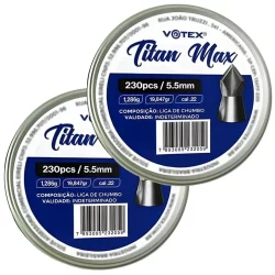 Kit 2 Chumbinhos Titan Max 5.5mm 230pcs/pot - Votex