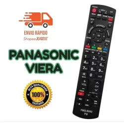 Controle remoto Compatível TV Panasonic Viera TC-L32C5B FBG-8093 LE-7922