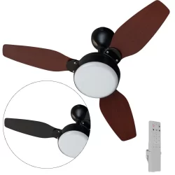 Ventilador de teto Led 3 pás Inverter dupla face com controle remoto - Legacy Ventisol