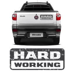 Emblema Strada Hard Working 2018/2019 Adesivo Modelo Original