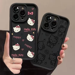 Capinha Capa Resistente A Choques De Padrão de gato KT Motorola MOTO E13 G04 G14 G22 G30 G34 G53 G54 G84