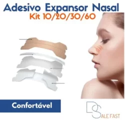 KIt Dilatador Nasal Tira Adesiva Melhora Respiração Anti Ronco Prática Esportes Novidade