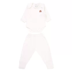 Conjunto Bebê Menino Petutinha Básico 100% Algodão - 2 Peças
