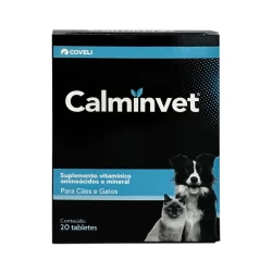Calminvet Para Cães e Gatos Fitoterápico 20 Comp. - Coveli