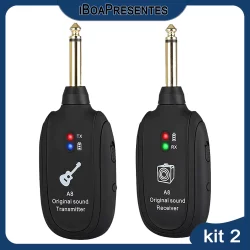 Transmissor Receptor P10 Sem Fio Para Guitarra Baixo Violão iBoa Presentes