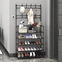 Arara 4/5 andar Sapateira Organizadora cabideiro suporte Multiuso Sapato Tenis Roupa Closet Quarto Armários