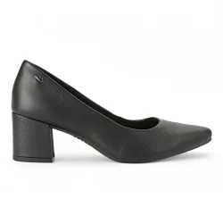 Scarpin Dakota Casual Salto Bloco Couro Feminino Macio Original