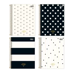 Caderno colegial capa dura 10x1 160 folhas West Village Tilibra
