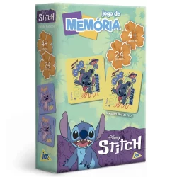 JOGO DE MEMÓRIA STITCH DISNEY 24 PARES TOYSTER INFANTIL BRINQUEDOS JAK EDUCATIVO FILME DESENHOS LILO