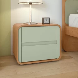 Mesa De Cabeceira Easy Like  Amendoa Clean/Salvia