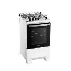 Fogão Dako Supreme Glass 4 Bocas a Gás Acendimento Automatico Branco Bivolt