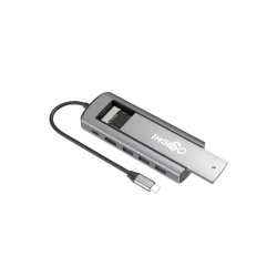 Adaptador Hub IMENSO 3 Usb-a 3.0 Hdmi 4k 1 Type-c 1 Slot Ssd IMS-725