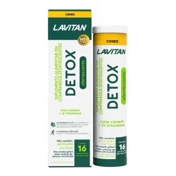LAVITAN DETOX COM 16 COMPRIMIDOS EFERVESCENTES