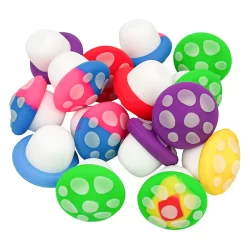 2/5 Unidades Em Forma De Cogumelo Antiaderente Caixa De Silicone Recipientes Armazenamento De Cera