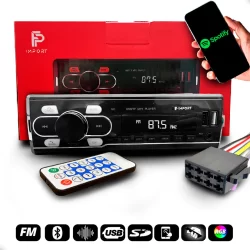 Rádio Som Automotivo Bluetooth Aparelho Mp3 USB AUX SD Leitor Para Carro Tipo Pionner