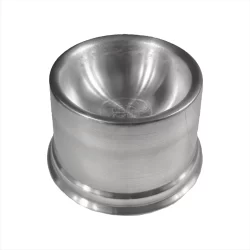 Comedouro Alumínio Pes Anat. Cães 400ml Polido