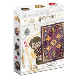 BARALHO ESPECIAL HARRY POTTER 55 CARTAS COPAG WIZARDING WORLD SINGLE DECK HERMIONE WEASLEY VOLDEMORT