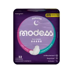 Absorvente Modess Noturno com Abas 32 unidades