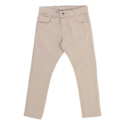 Calça Infantil Clube Do Doce Slin Fit Em Sarja Com Bigode