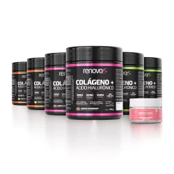 Colágeno Verisol com Ácido Hialurônico + 1 Creme Resveratrol - Renova Be