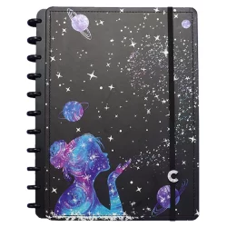 Caderno Inteligente grande Poeira das Estrelas by Gocase CIGD4096