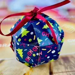 40 CAIXA SURPRESA BOLINHA BOLA NATAL HOHOHO REGINA