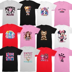 Kit 3 Camiseta Menina Infantil Juvenil Criança Adolescente Bebe do 2 Ao 16 anos Blusa Blusinha