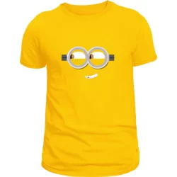 Camisa Camiseta Unissex Personalizadas Personagens Minions 100% algodão Confortável Básica Simples