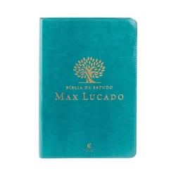 Bíblia de Estudo Max Lucado | NVI | Leitura Perfeita | Capa Luxo Verde