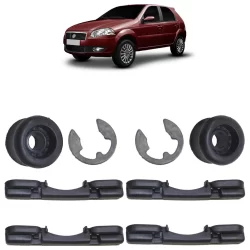 Kit Deslize Calço Reparo Banco Palio 1996 1997 1998 1999 2000 2001 2002 2003 2004 2005 2006 2007 2008 2015 8 Peças