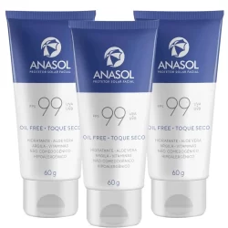 Kit 3 und Anasol Protetor Solar Facial FPS 99 60g