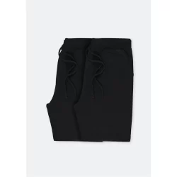 Kit Com 2 Bermudas Básicas Masculinas Em Moletom