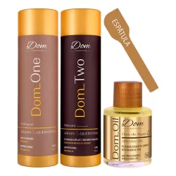 Escova Progressiva Dom Formula Original Ativo + Brinde