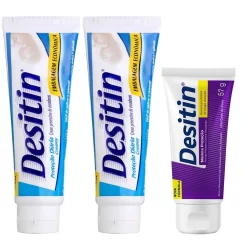 Kit com Desitin Creamy 113g e Desitin Máxima Proteção 57g