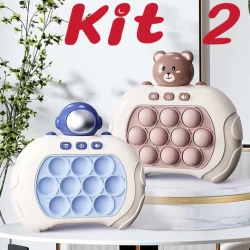 Kit 2 Brinquedo para alívio do estresseJogo de salto rápido