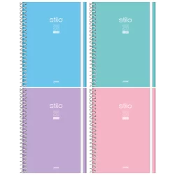 Agenda de Planejamento 2025 Espiral Capa Dura 17x24cm 160 Páginas Stilo Jandaia - 1 Unidade Sortida