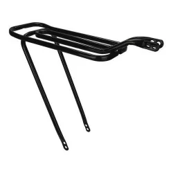 Bagageiro Garupa garupeira para Bicicleta bike de Aço Articulável Aro 20 24 26 preto
