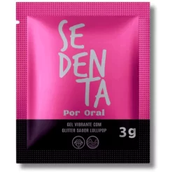 Sachê Lubrificante Sedenta Por Oral Lollipop Vibra Ajuda na Salivação 3g Pepper Blend