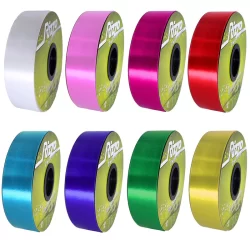 Fita Plástica para laços 32 mm x 100 m cores lisas