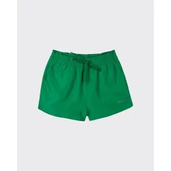 Shorts Feminino Barra Arredondada Em Tafetá - ENFIM