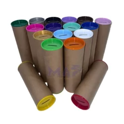 15 Big Cofre De Papelão 6x20 Para Lembrancinhas Kit Festa Cofrinho Grande Festa Luxo