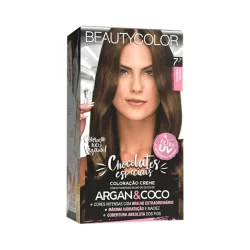 Kit Coloração Beautycolor 7.7 Chocolate Dourado